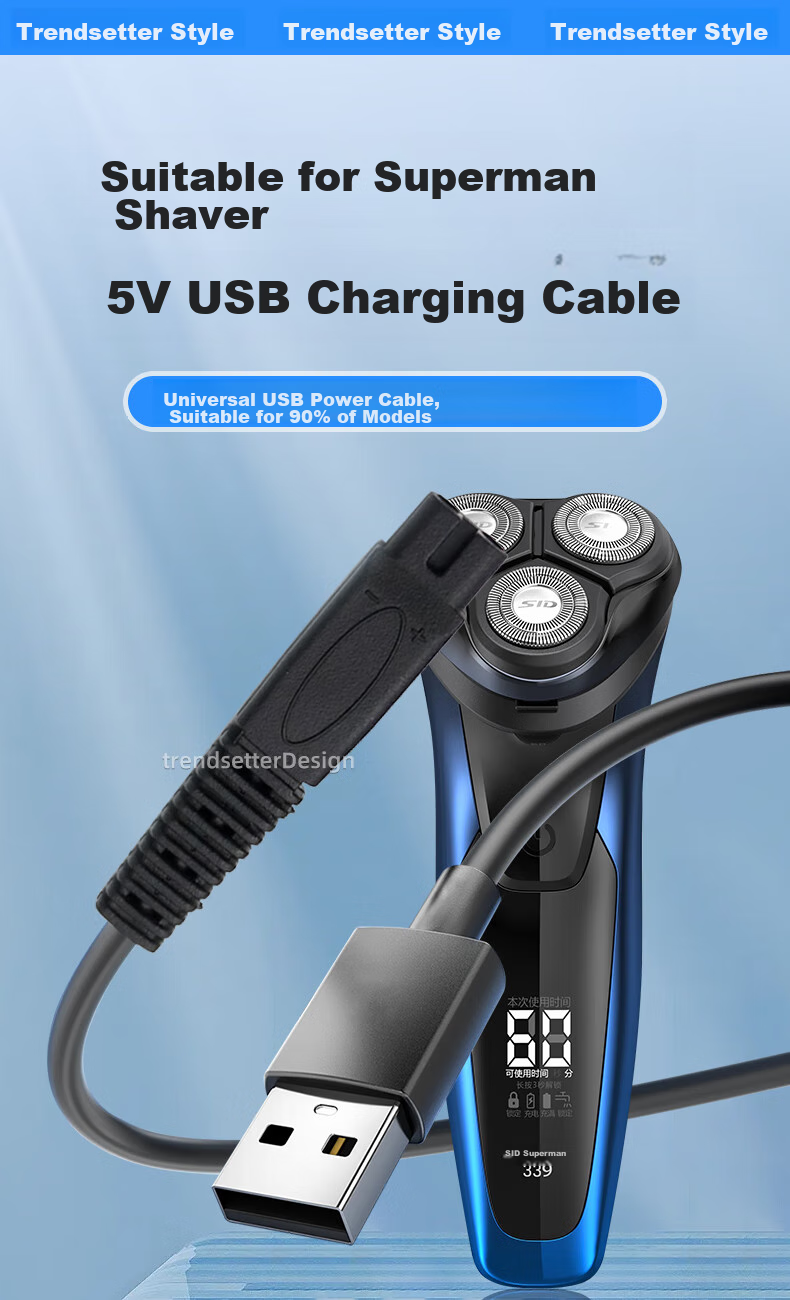 Chaofan Suitable for Xiaomi Camera Charger Power Extension Cord, Yingshi 360 Huawei Queidan Tplink Qiaolanle Orange Surveillance Power Adapter, Type-C Charging Cable, 3 Meters 1