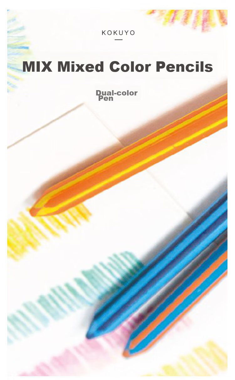 KOKUYO Student Drawing Water-Soluble Colored Pencils, Hand-Drawn Coloring And Filling Pencils, 24 Colors/pink Packaging, WSG-ENWC01P 2