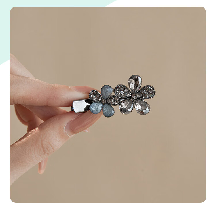 CHIMERA Leaf-Shaped Hair Clip, Duck-Bill Clip, Korean-Style Barrette, Bangs Clip, Hair Accessory, Women's Birthday Gift 8