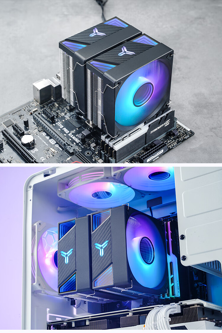 JONSBO CR-3000ARGB Version CPU Air Cooler (Dual Tower Dual Fan / Nickel-Plated 7 Heat Pipes / Motherboard ARGB Sync / PWM / Multi-Platform / Thermal Paste Included) 20