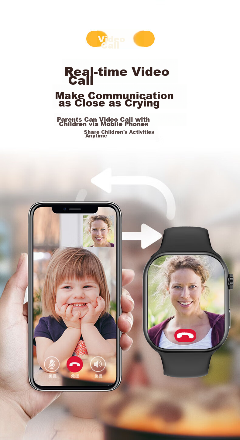 Ozing [No Game Long Standby] Children's Smart Watch Phone 4G Full Network Student Youth Middle And High School Precise Positioning Sports-Grade Waterproof Video Smart Watch 5