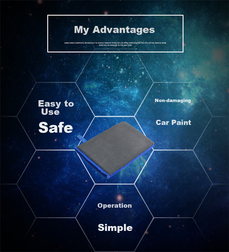 Astree Car Clay Towel Clay Cloth Magic Clay Towel Car Wash Stain Remover Rust Remover Paint Remover Yellow Spot Bug Spot Remover Car Cleaning Gloves Car Accessories Magic Clay Gloves 4