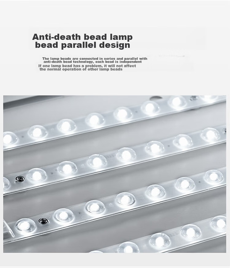 Foshanzhaoming LED Strip Light Panel Ceiling Light Core Replacement H-Tube Color Adjustment 24W (Can Be Connected in Parallel) 5