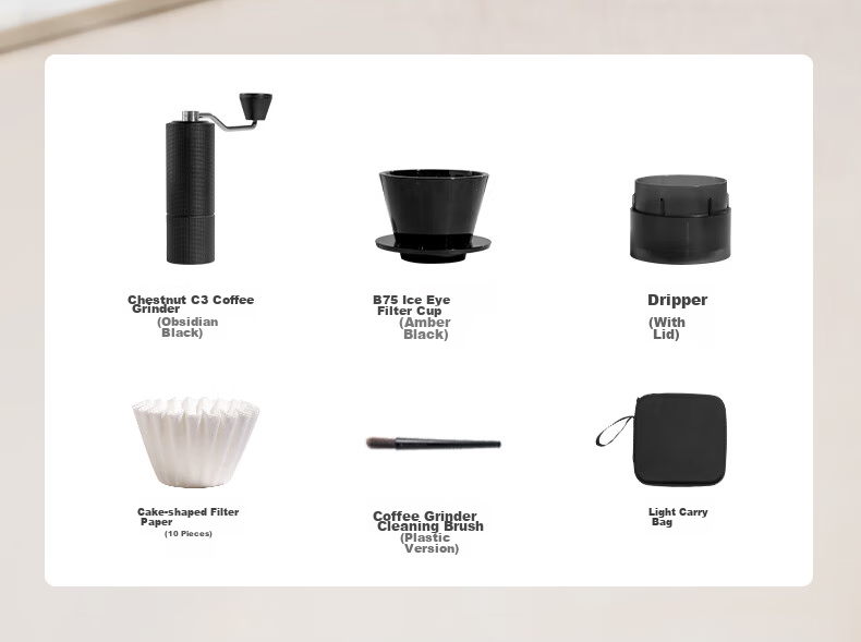 Timemore C3S Portable Coffee Bag, Outdoor Camping Portable Pour-Over Coffee Set, Travel Coffee Equipment 2