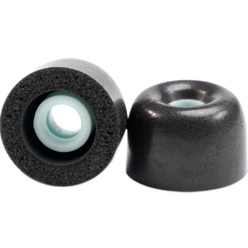 Masentek Ear Tips for SONY WF-1000XM4/3 Noise-Cancelling Bluetooth Headphones, Compatible with XM5 Memory Foam Original Accessories, In-Ear Silicone Black Small