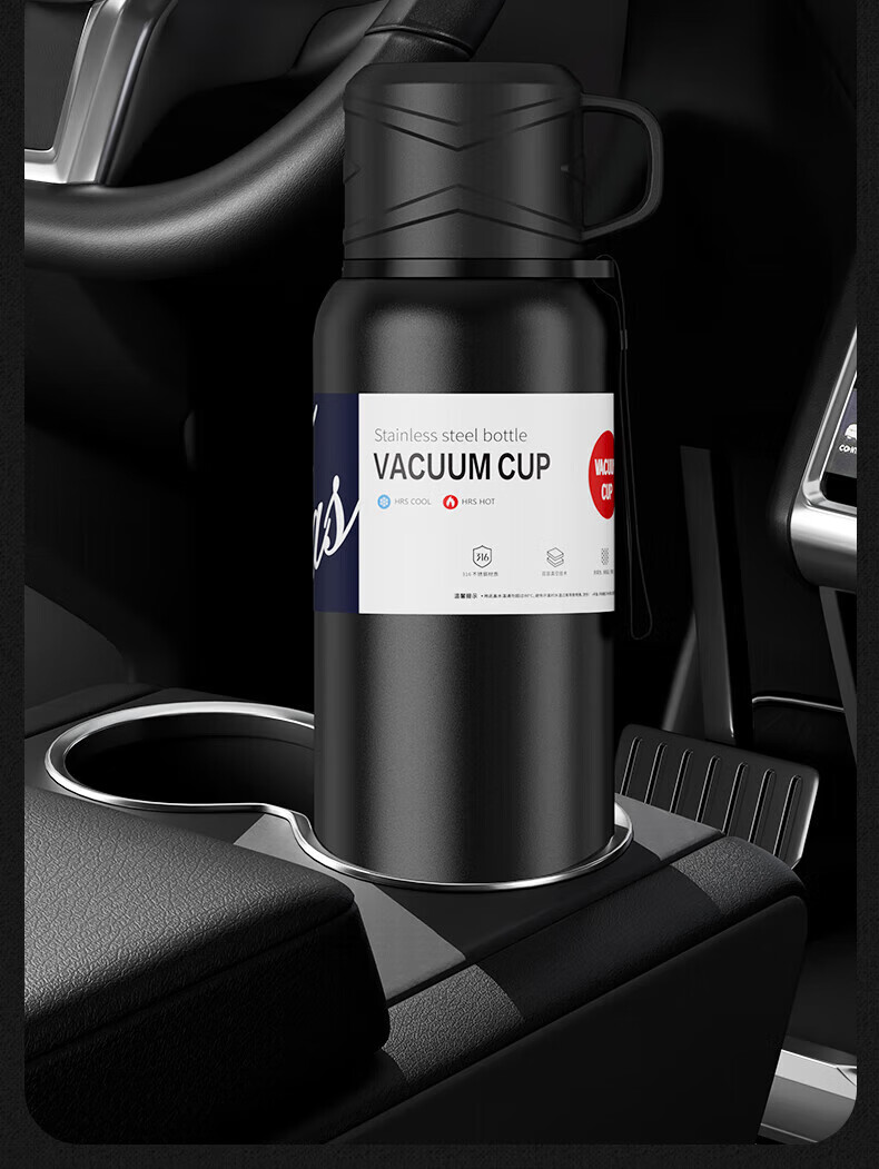 Mixiaoshu Insulated Mug for Men, Large Capacity Tea Infuser Cup with 316 Stainless Steel Inner Bottom, Portable Outdoor Water Bottle for Me 12