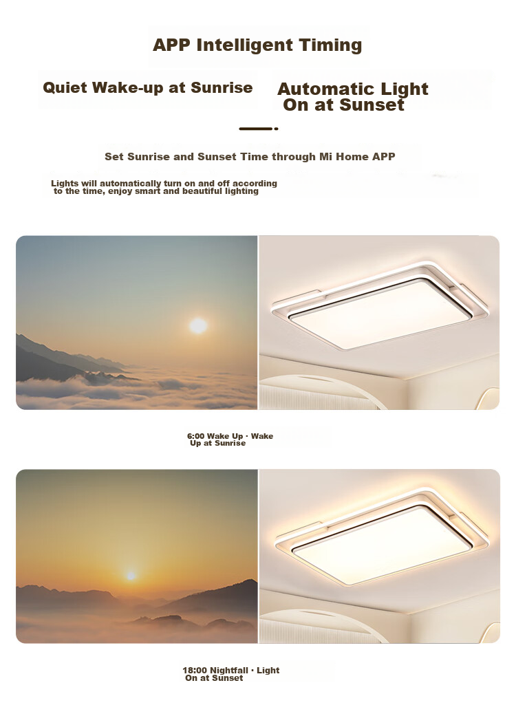 NVC LED Tri-Color Dimmable Ceiling Light Main Bedroom Lamp 2026 High-End Nordic Style Linear Light 8
