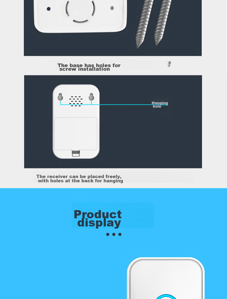 Xiya Welcome Sensor, Wireless Doorbell, Welcome Greeter, Reminder Device, Convenience Store And Supermarket Entrance Announcer 24