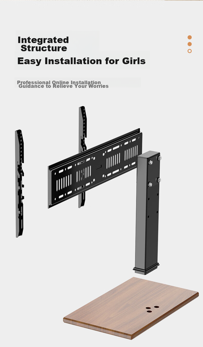 Muhouyingxiong 32-80 Inch TV Stand, TV Mount Bracket, Desktop Heightening Thickened Support Frame, Suitable for Hisense, Skyworth, Samsung, Sharp, Konka, Changhong And Other Brands 16