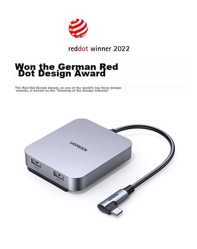 UGREEN Type-C Expansion Dock Compatible with Apple iMac, Magnetic Expansion Hub, Multifunctional USB Hub, Card Reader, Data Transfer, Laptop 1