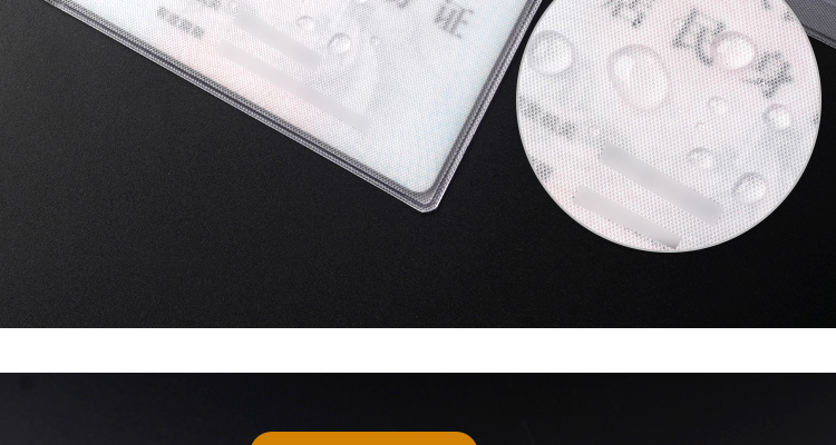 DiLe Transparent Frosted Card Holder for ID Cards, IC Cards, Social Security Cards, Bus Cards, Membership Cards, Protective Case 6513 (Pack of 40) 5