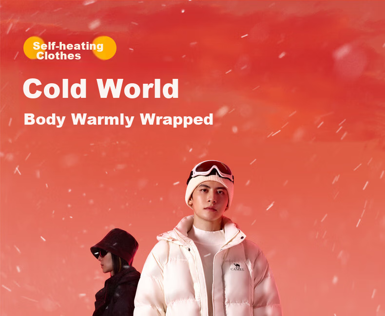 CAMEL Huoyanshan 656 down Jacket for Men, Winter Hooded Thick Warm Couple's Puffer Windproof Coat M34CA6B656 10