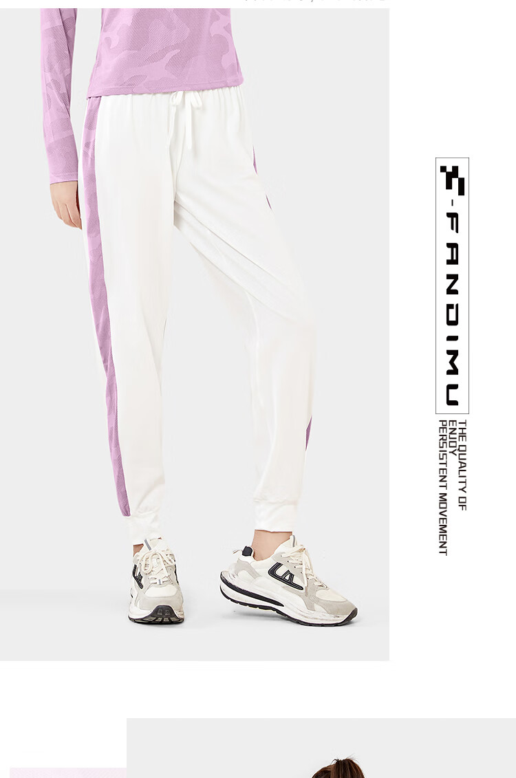 FANDIMU Women's Sports Set Breathable Yoga Fitness Wear Track Training Casual Running Long Sleeve Badminton Outfit Purple S 12