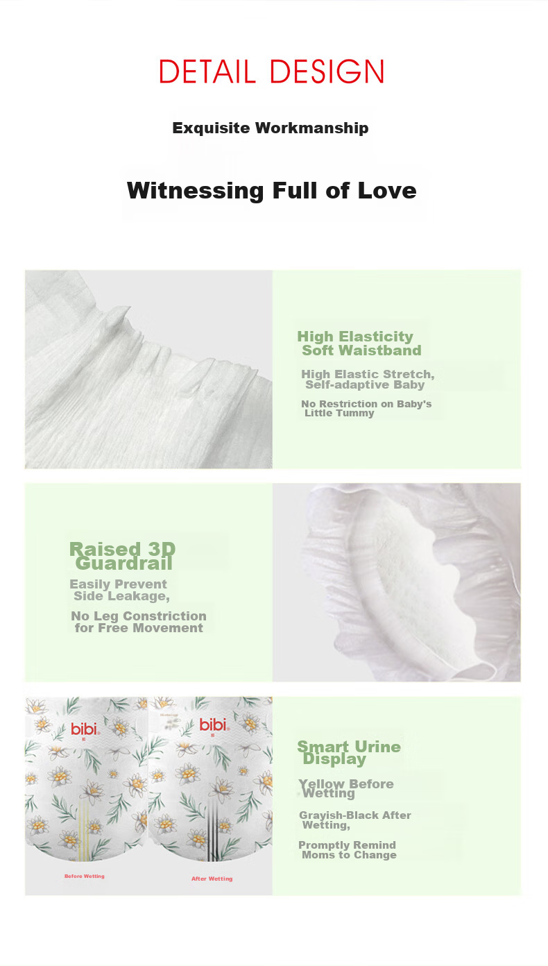 Bibi Pure Planet Baby Diapers XXL32 (15-18kg), Ultra-Soft, Dry And Breathable, Night Use, Sleep-Friendly, Disposable Diapers 11