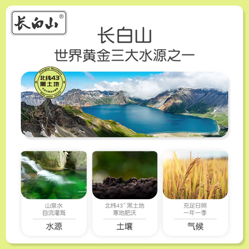 长白山有机大米  山泉水 东北大米 真空包装 5斤 当季新米上市