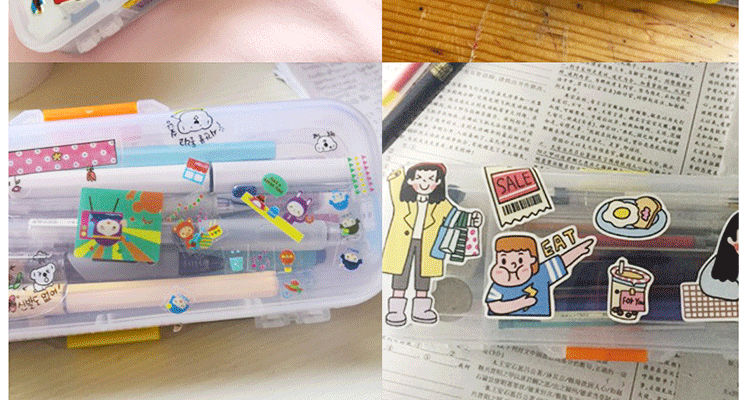 DiLe EVA Large Capacity 3D Stationery Box, Multifunctional High-Value Pencil Case for Boys, Cute Cartoon Design for Elementary School Students, KBX-1083C Maile Tun Tu 27