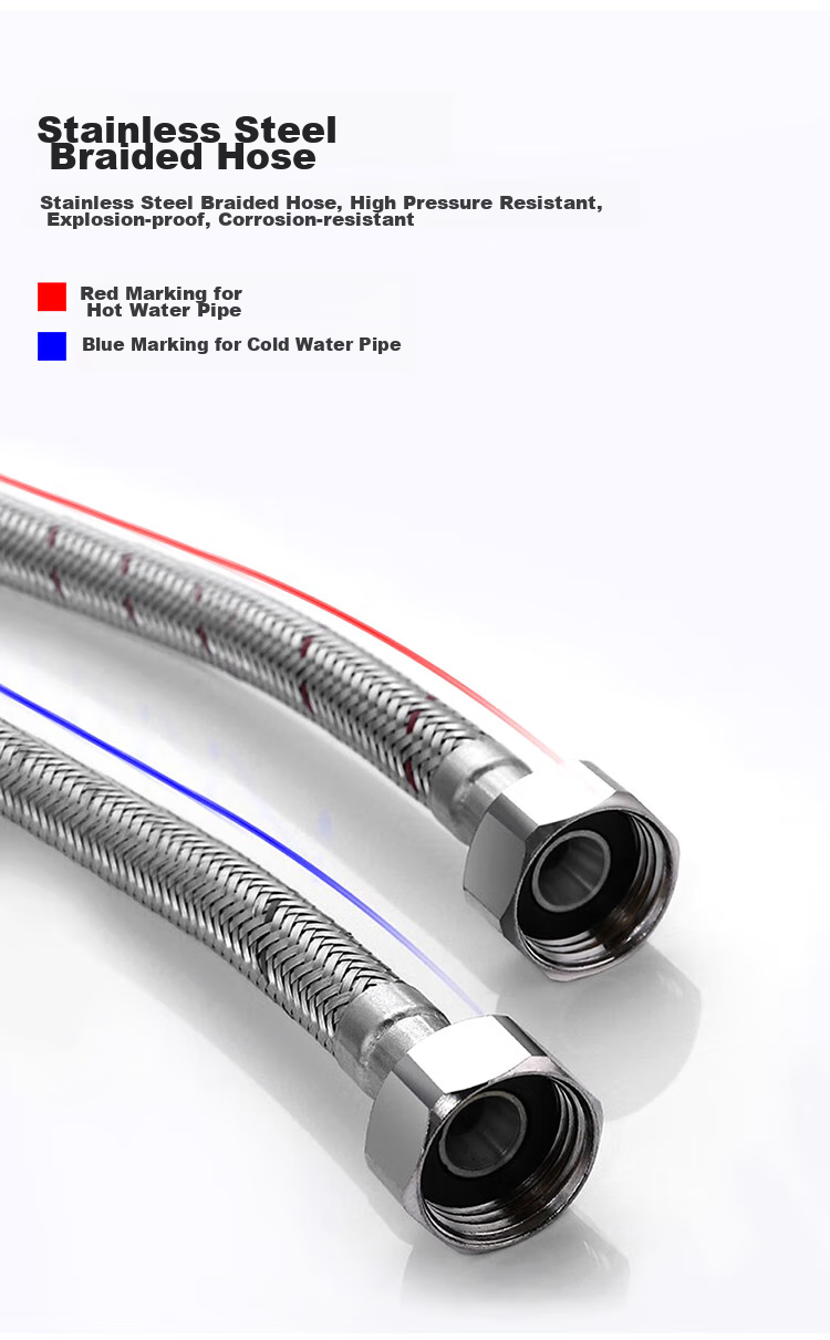 Larsd Kitchen Faucet, Sink Tap, Stainless Steel Sink Faucet, Double Temperature Hot And Cold Tap F065 11