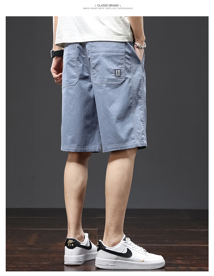 Zengzhi Summer Lightweight Men's Casual Shorts 2026 New Cargo Five-Point Straight-Leg Mid-Length Pants for Men 17