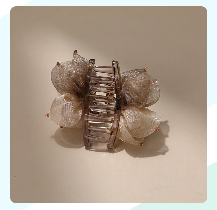 CHIMERA Luxury Half-Up Mesh Hair Claw Clip Age-Reducing Hair Accessory for Women Birthday Gift 5