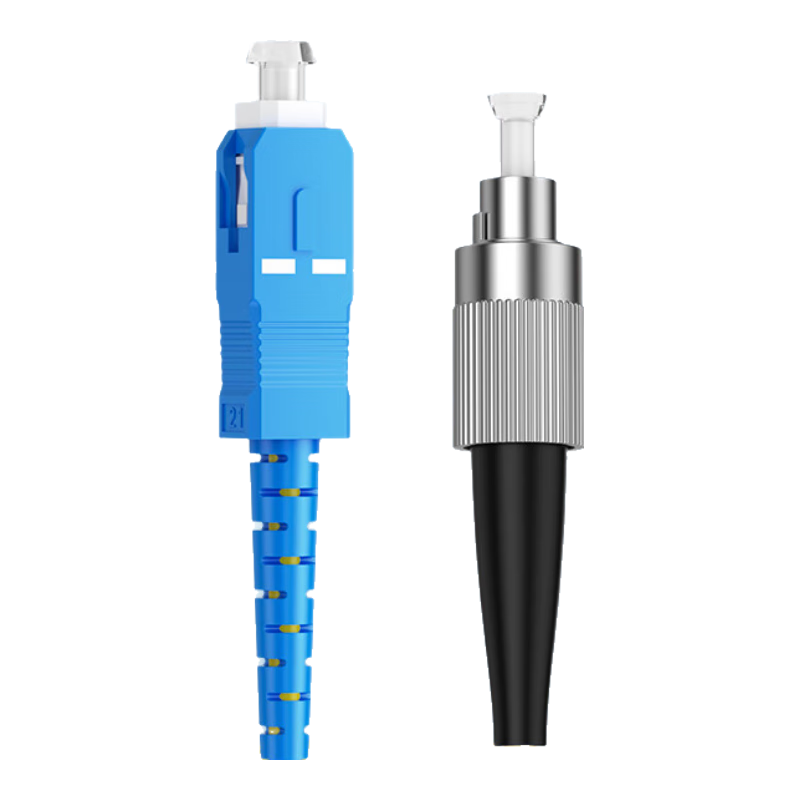 ZHONG TIAN HITECH FC-SC Fiber Optic Patch Cable, Telecom-Grade Single-Mode 3.0 Single-Core Fiber Fusion Splice Transceiver Pigtail, 0.5 Meter, ZT-C100