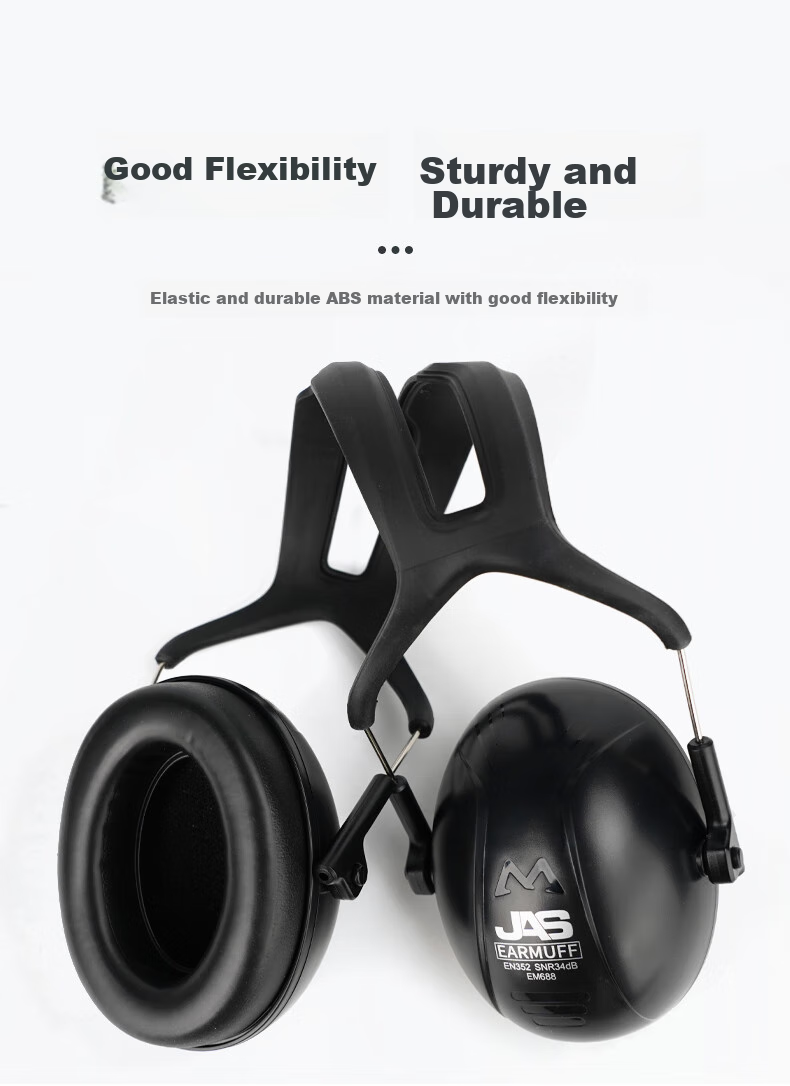 Jiansi Noise-Cancelling Earmuffs, Anti-Noise for Study And Shooting, Sleep-Use Anti-Loud Noise Earmuffs 4