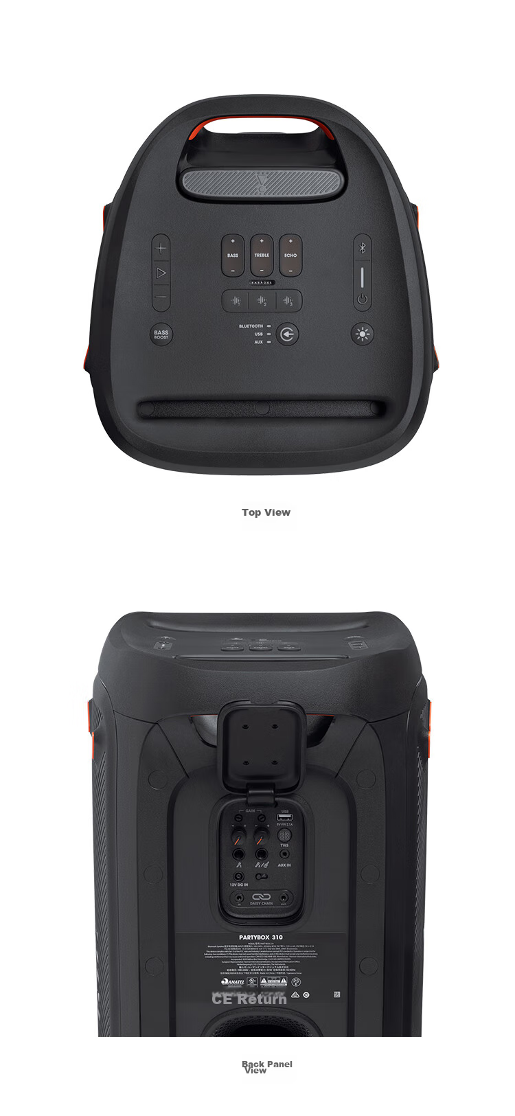 JBL PARTYBOX 320 Speaker, Outdoor Bluetooth Subwoofer, Portable Smart Speaker for Computer, Mobile Karaoke, Square Dancing, And Conference Amplificatio 13