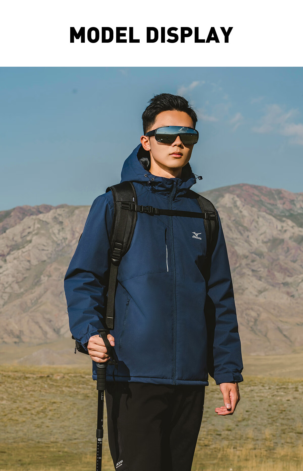 Mizuno Outdoor Jacket for Men And Women, Windproof Couple's Coat, Hiking Wear 3