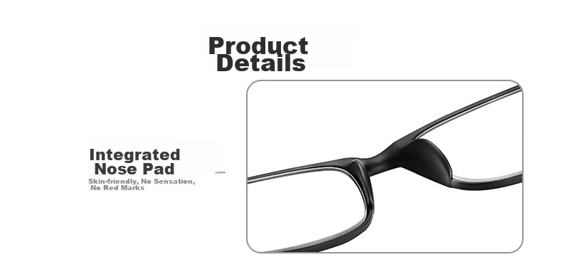 Funsonca Anti-Blue Light Ultra-Light Imported Material Non-Metallic Reading Glasses for Men And Women, Comfortable, Durable, Non-Slip Eyeglasses, Red, 200 Degrees 10