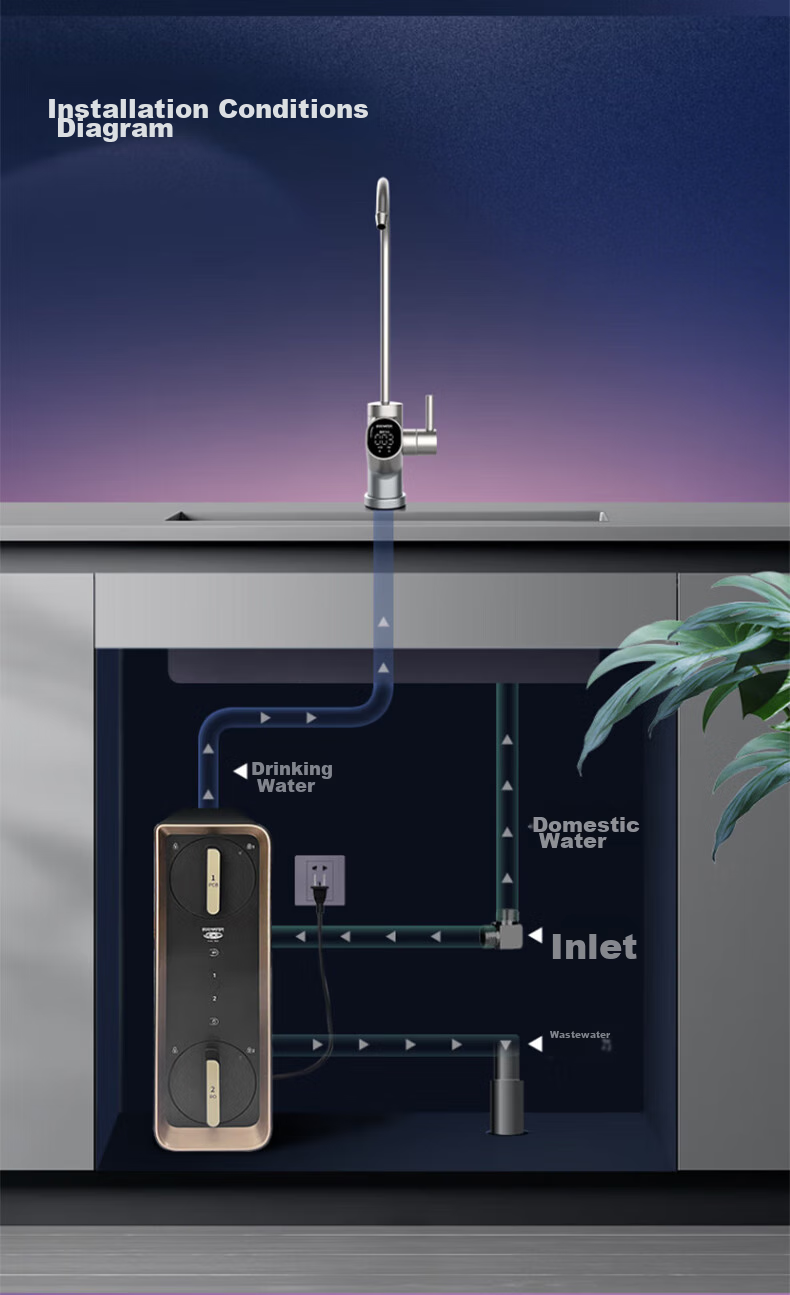 ECOWATER Water Purifier, Mercury PRO Under-Sink Home Direct Drinking 1000G Water Purification System, Long-Lasting RO Reverse Osmosis Smart Display, Zero Stagnant Water, Baby-Friendly High-Quality Sterilizing Household Appliance with Subsidy ERO185-2 8