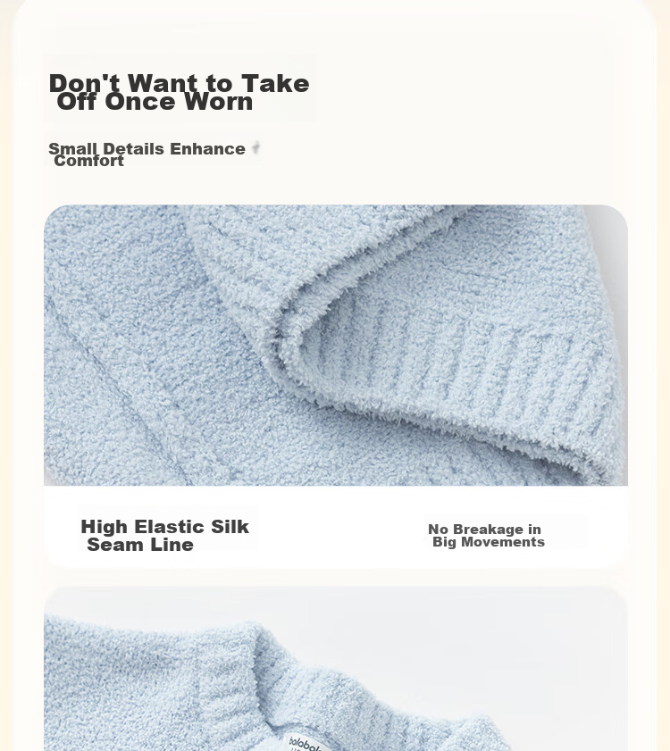 BALABALA BalaOne Children's Home Wear Set, Boys And Girls Winter Half-Fleece Warm Set, 208425171204 9
