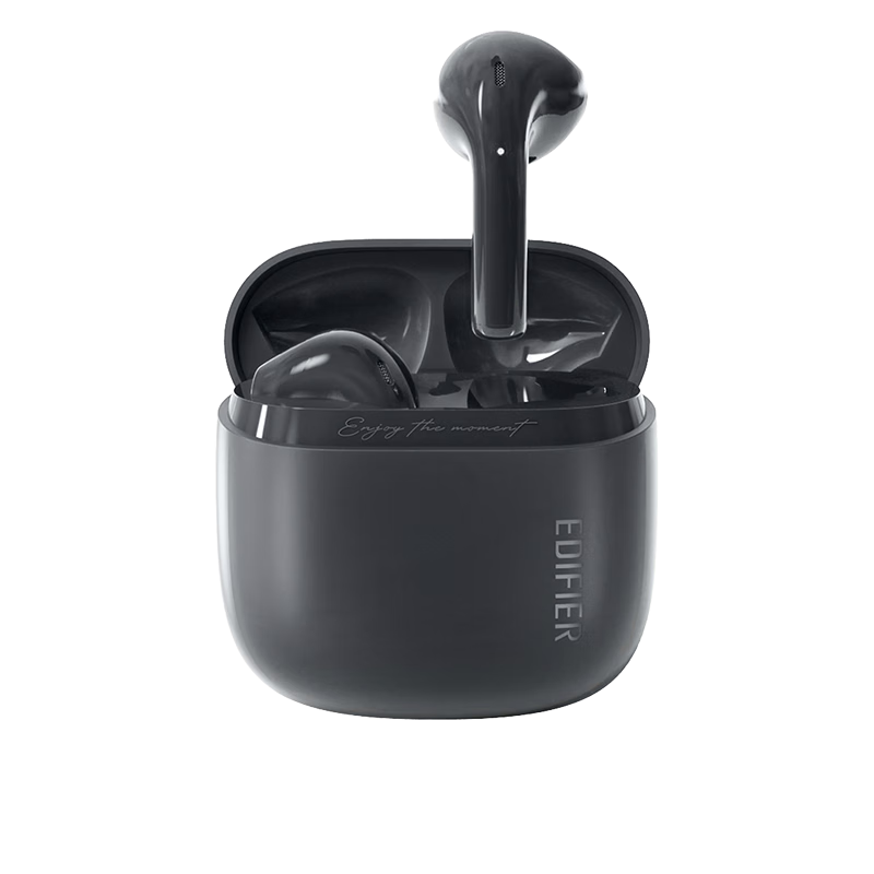 EDIFIER Zero Air True Wireless Bluetooth Earbuds, Semi In-Ear Headphones, Wireless Earphones, Lightweight And Comfortable, Compatible with Apple, Huawei, Xiaomi Phones, Twilight Gray, Graduation Gift