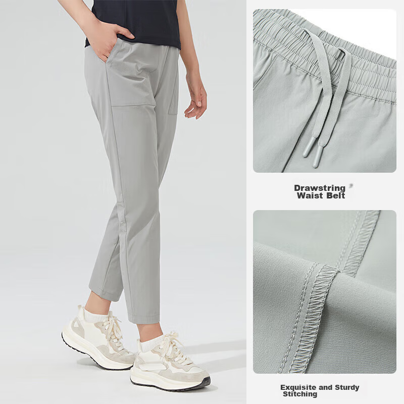 SCALER Quick-Dry Pants for Men, Summer Breathable Elastic Straight-Leg Casual Sports Trousers for Women F3514408