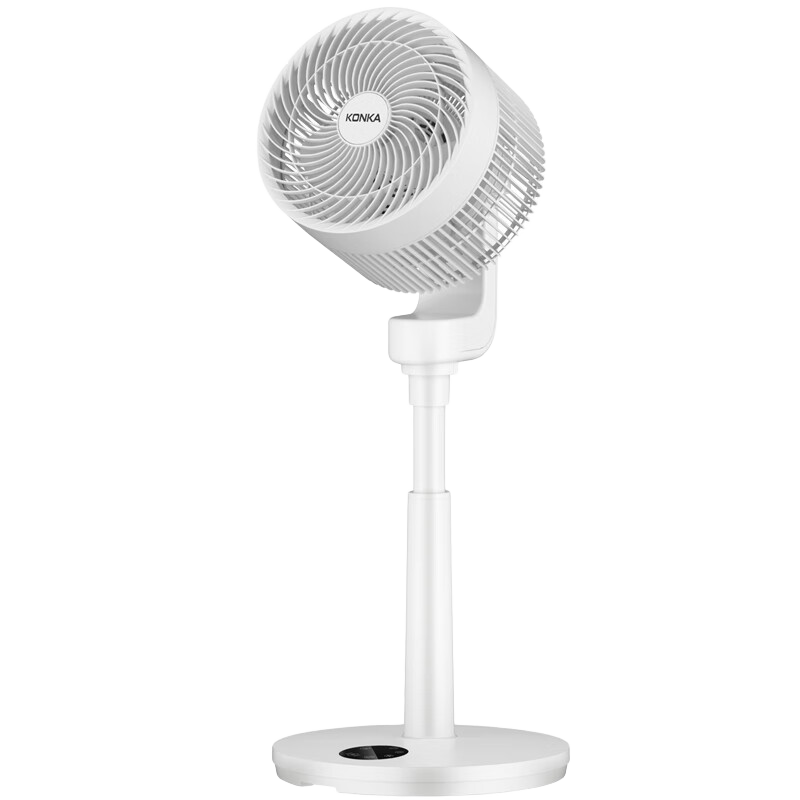 KONKA Air Circulation Fan Home Electric Fan Oscillating Small Fan Remote Control Standing Fan High Air Volume Ventilation Fan AC Fixed Frequency Floor Fan KXHS-1901E-P