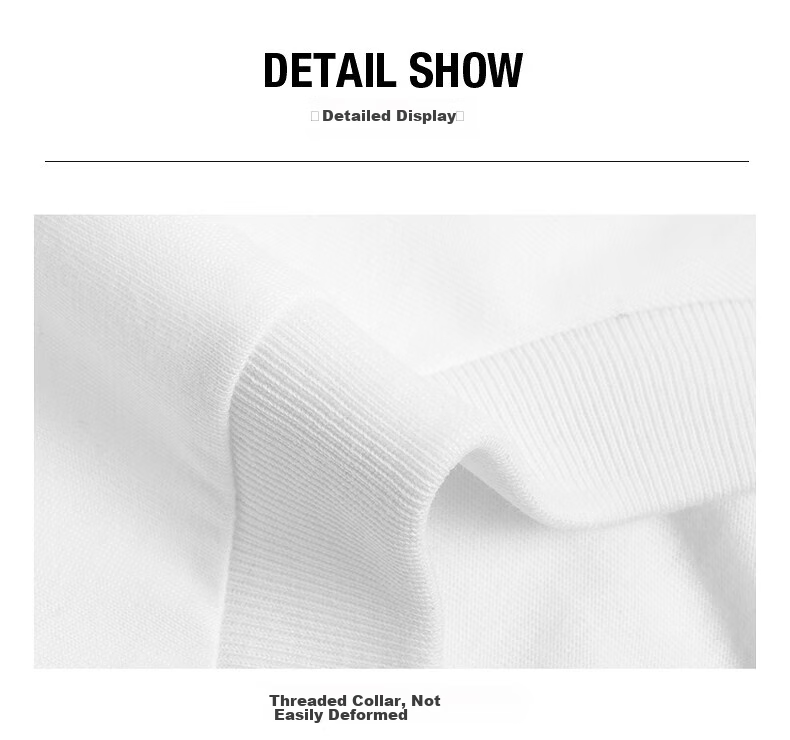 Huili Short-Sleeve Men's Summer Trendy Versatile Round Neck Sports T-Shirt, Comfortable Breathable Undershirt for Me 10