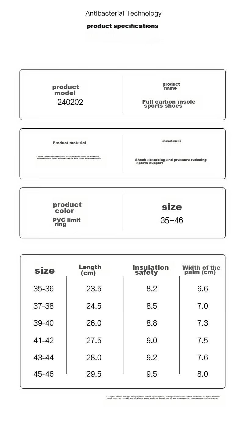 Maigaole Full Carbon Plate Arch Support, High Rebound Basketball Elastic Insole, All Carbon Plate, Size 41-42 10
