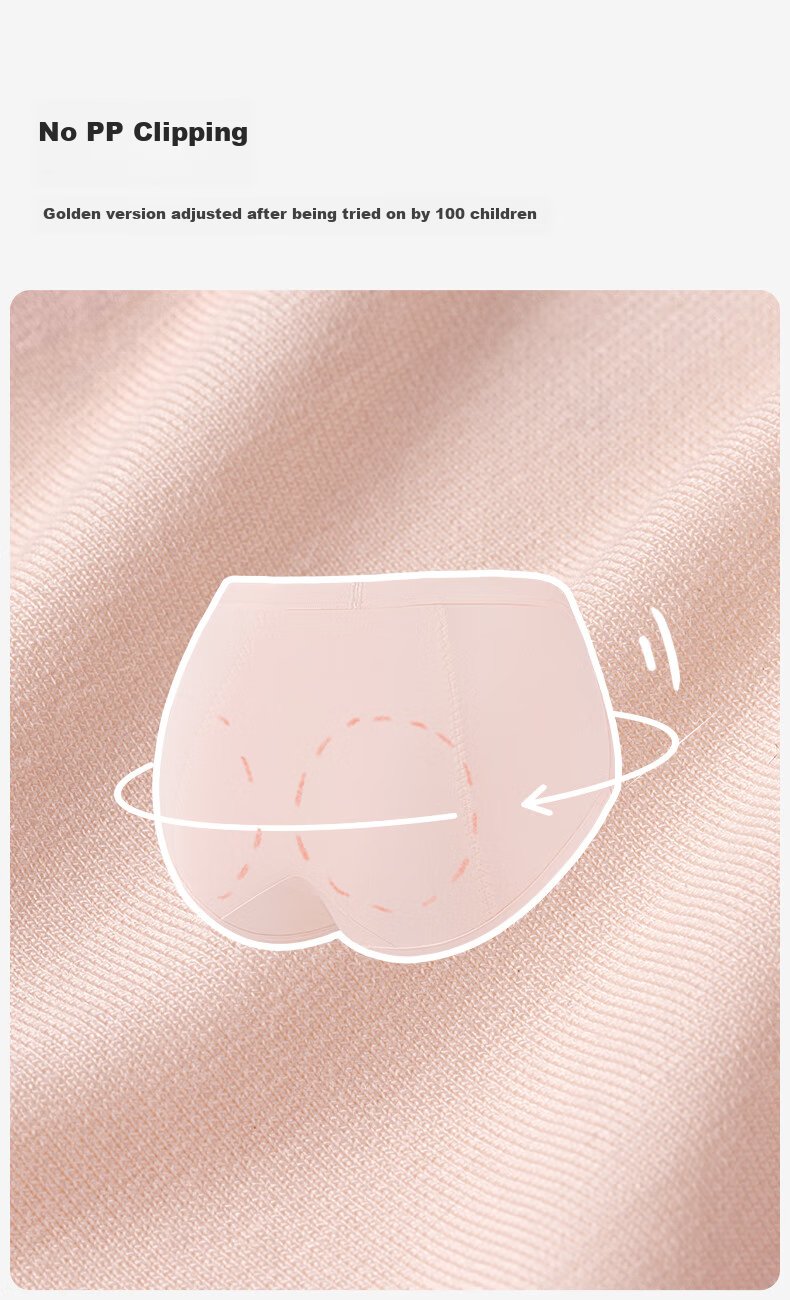 Like UU Girls' Developmental Safety Underwear Moisture-Wicking Antibacterial 5A Period Leak-Proof Comfort Panties 8