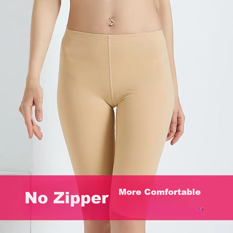 Darenyouxi 26 New Shapewear Leggings, Slimming Body Shaper Pants, Post-Liposuction Shaping Tights, Black Knee-Length Shorts, Size M 1