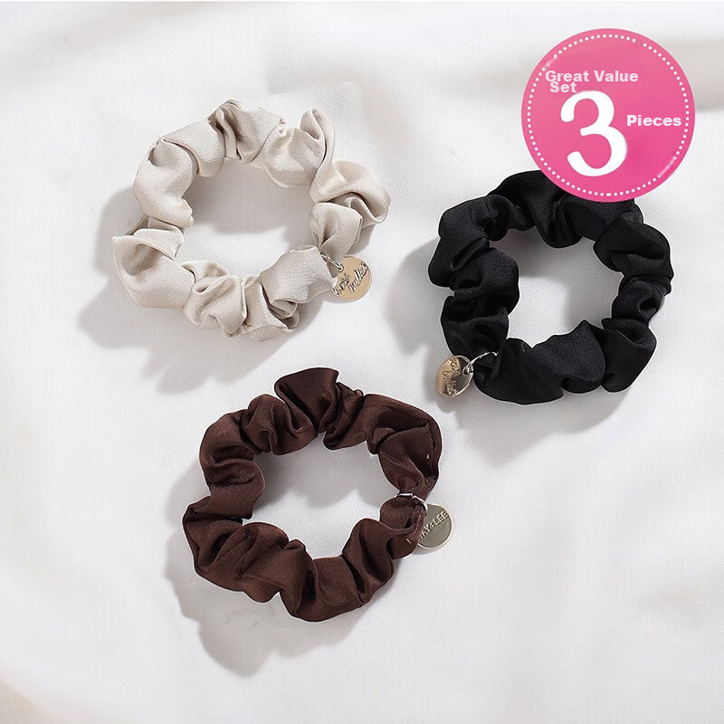 CHIMERA 3-Piece Hair Ties, Bun Maker, Durable Hair Bands, Ponytail Holders, Hair Accessories for Women, Mid-Autumn Festival Gift