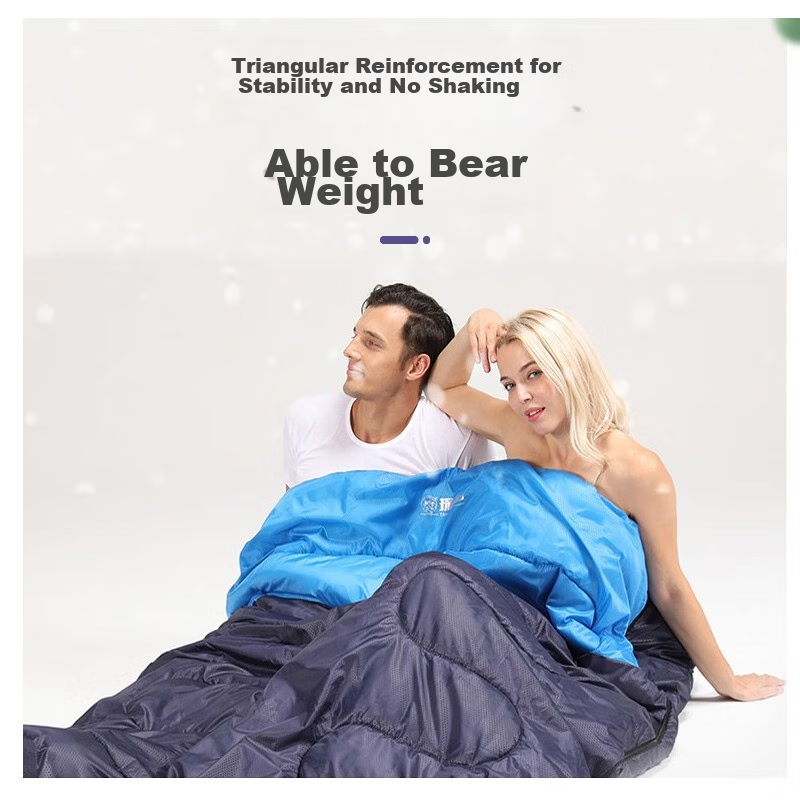 TAN XIAN ZHE Outdoor Two-Person Sleeping Bag, Adult Sleeping Bag for Spring, Autumn And Winter, Warm Sleeping Bag, Couple's Sleeping Bag, Detachable