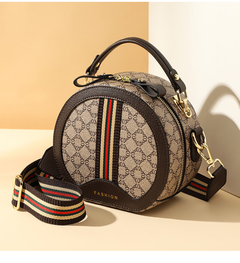 Aiqinghai Handbag, Women's Small Round Bag, Phone Pouch, Crossbody Shoulder Bag, Light Luxury Brand, Birthday And Mother's Day Gift, Practical Present for Mom 18