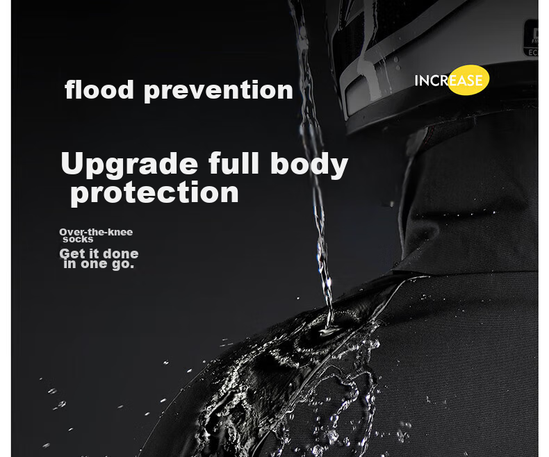 Cheguimu Electric Bicycle Raincoat, Single-Person One-Piece, for Electric Scooters And Bicycles, Riding Rain Poncho, Enlarged And Thickened, Storm-Proof Raincoat 38