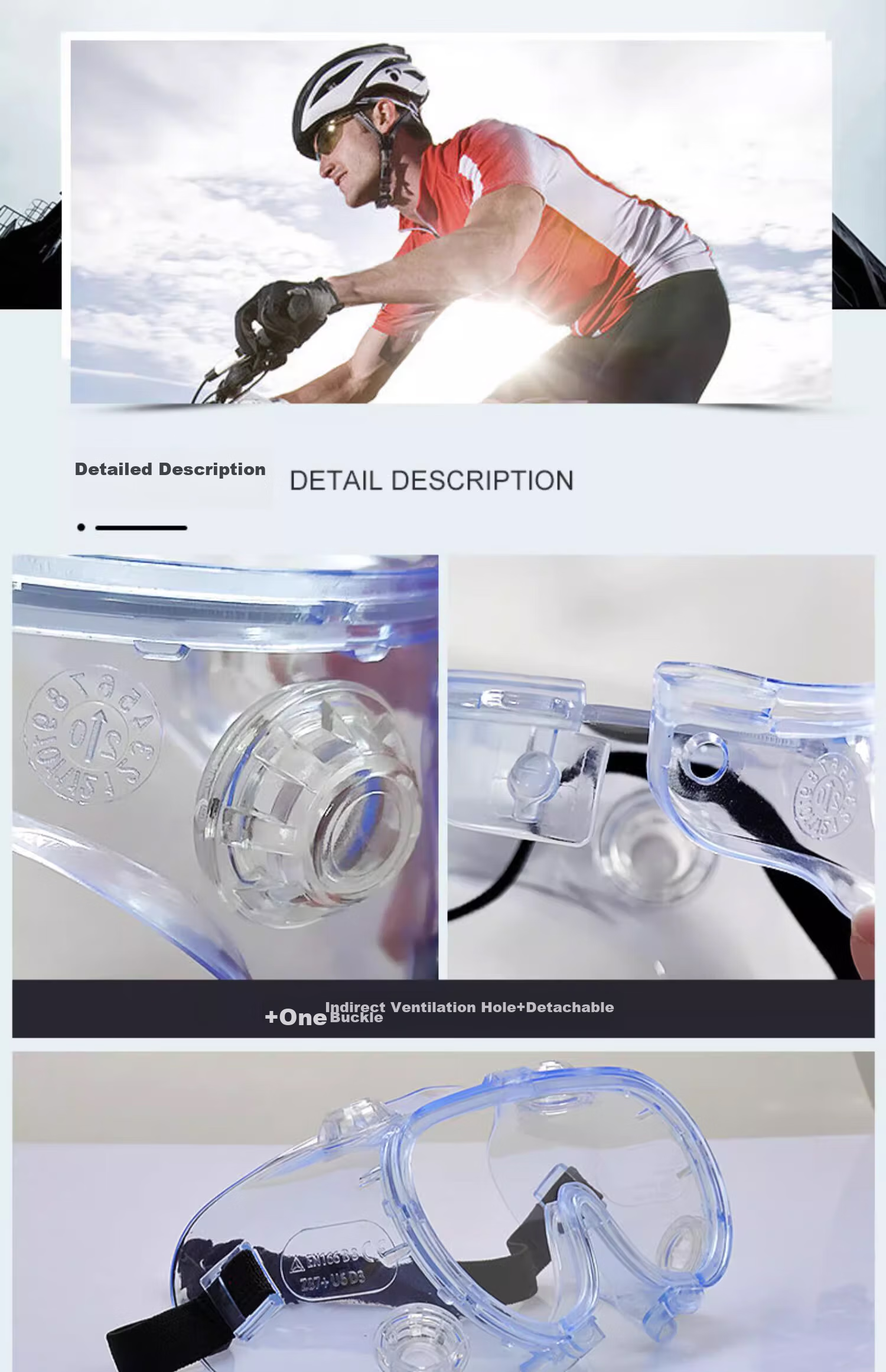 DELTA PLUS Goggles, Impact-Resistant, Anti-Fog, Windproof, Sandproof, Labor Protection, Splash-Proof, Dust-Proof, High-Definition Industrial Grinding Cutting Cycling Protective Glasses, 101146 Goggles (1 Pair) 9