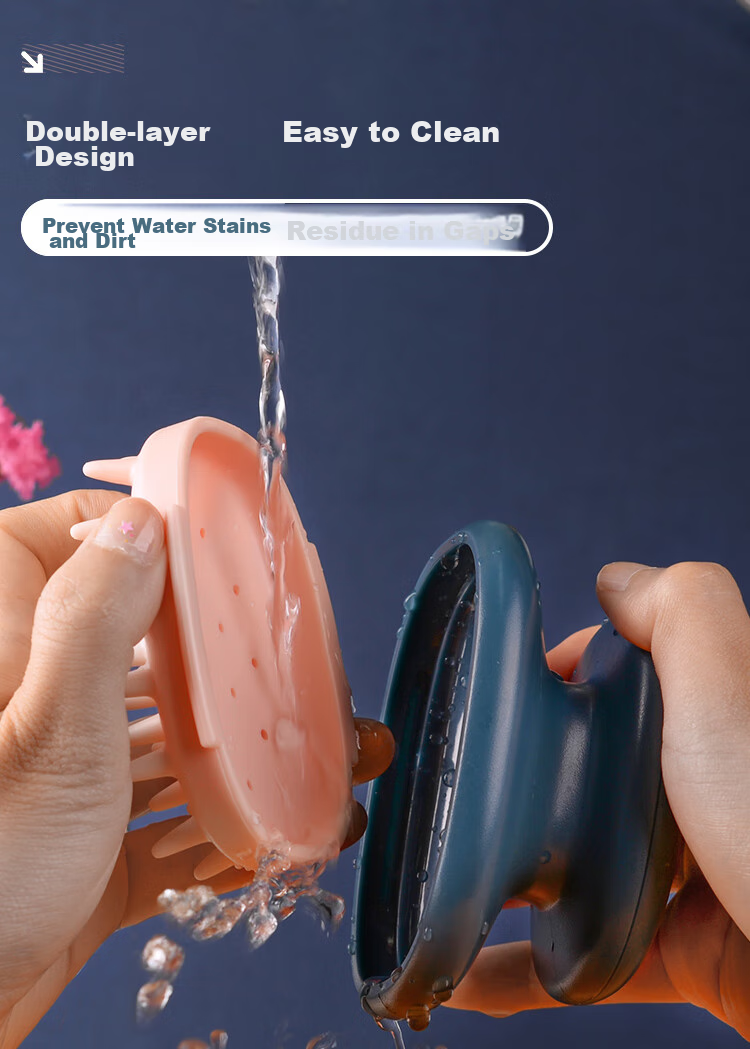 Creative Art Silicone Hair Washing Tool, Massage Comb, Scalp Cleaning Shampoo Brush, Children's Student Hair Comb 7