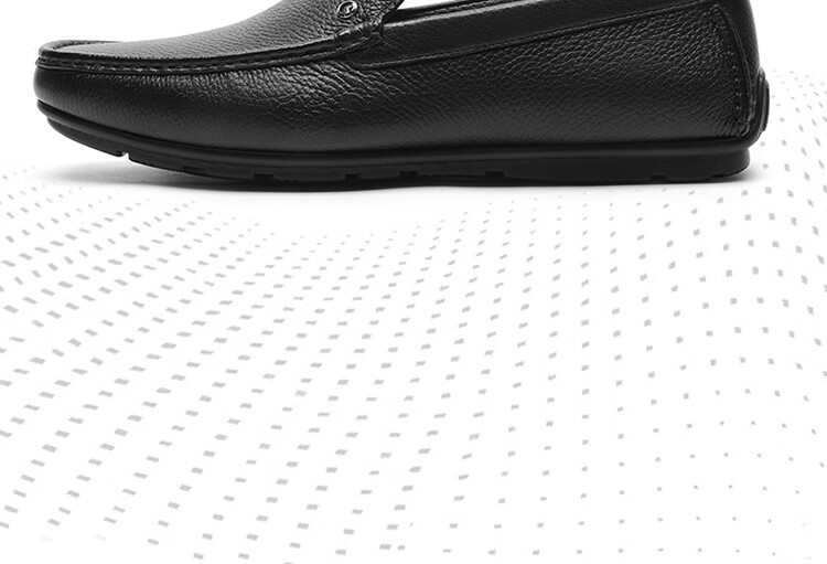 Goldlion Men's Business Casual Suede Slip-On Loafers G567410232BBB White Size 44 7