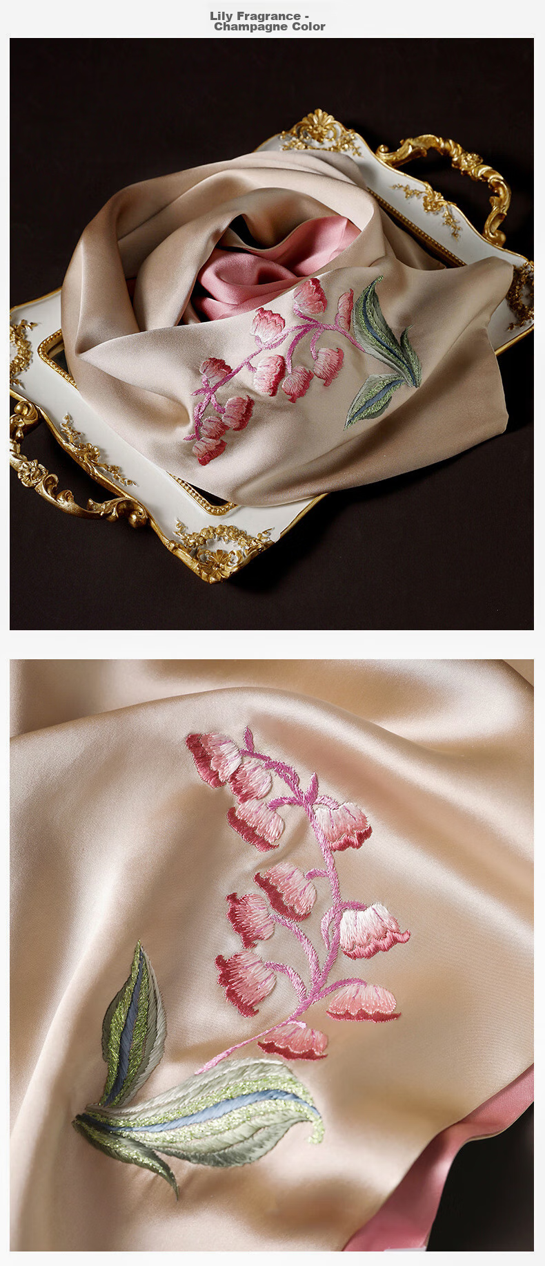 Hangsifu Suzhou Silk Scarf, Mulberry Silk Shawl, Autumn And Winter Neck Protection Wrap, Birthday Gift for Wife, Mother, And Wome 24