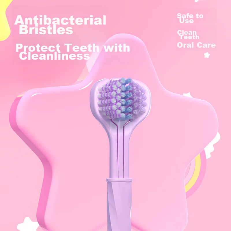 Трехсторонняя зубная щетка DR.BAEK Fairy Wand для взрослых, антибактериальная, мягкая щетина, защита десен, 3 шт.