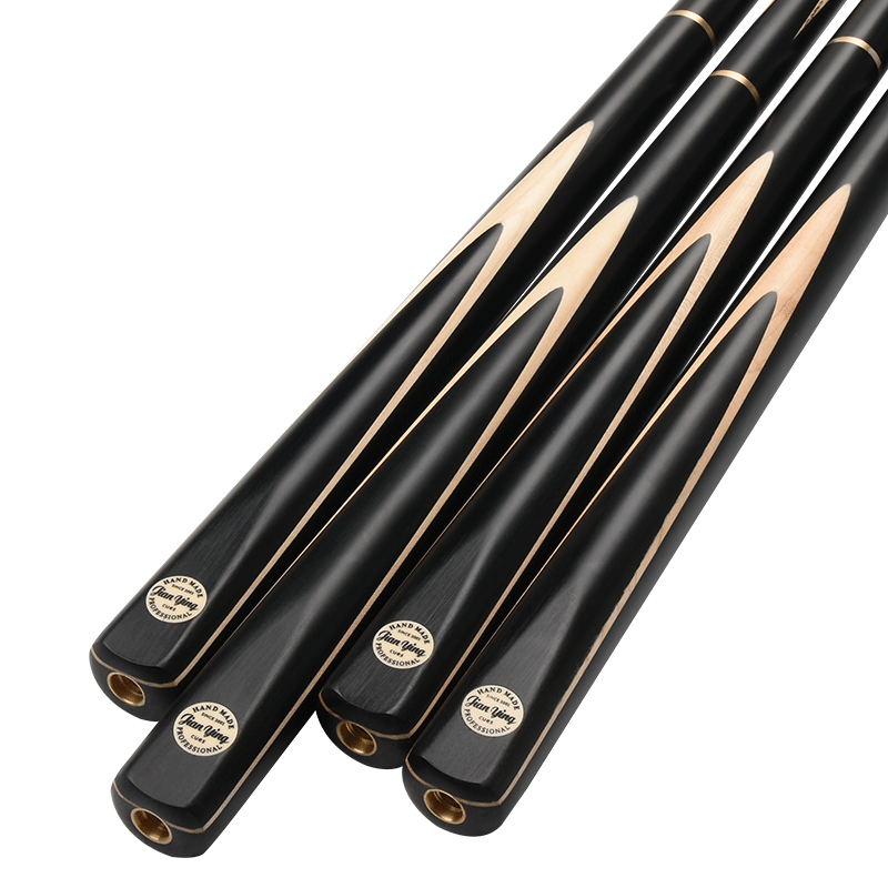 Jianying Chinese Style Small Medium Head English Split Black 8 Eight-Ball Snooker 16-Color Cue Stick Set Black Warrior