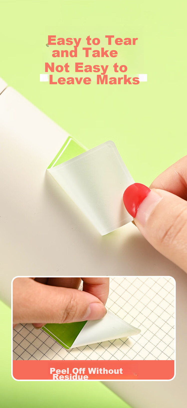 NVV Label Stickers, Medium Size, 120 Pieces, 63*22mm, Self-Adhesive Paper, Handwritten Colorful Classification Name Tags, Price Labels, Office Stationery Sticky Notes 5