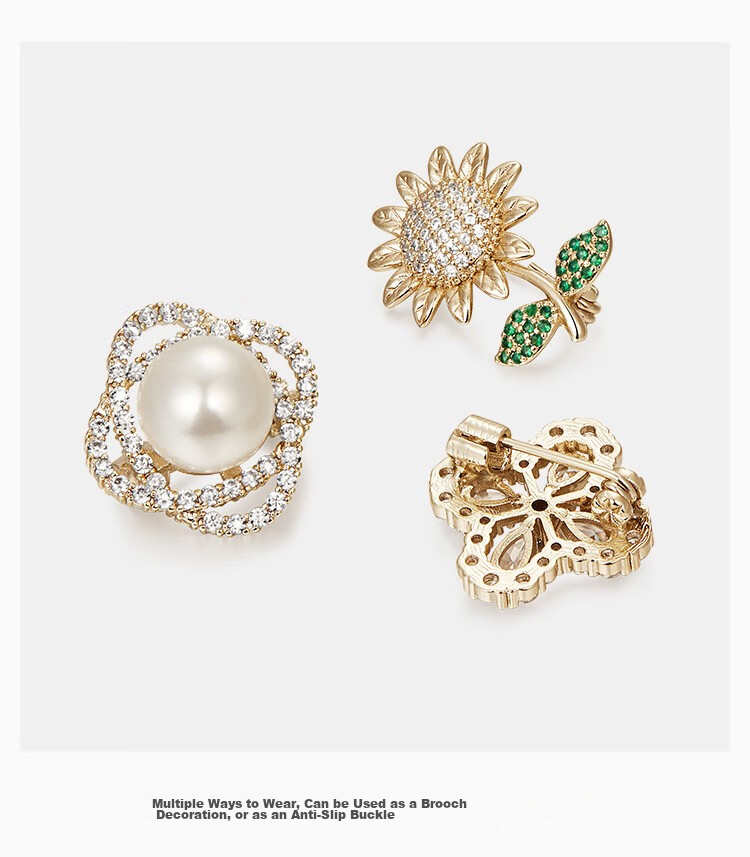 She's Light, Simple, Miniature, Exquisite, Anti-Exposure, Chest Pin, Niche Design, Jacket, Corsage, Birthday Gift 13