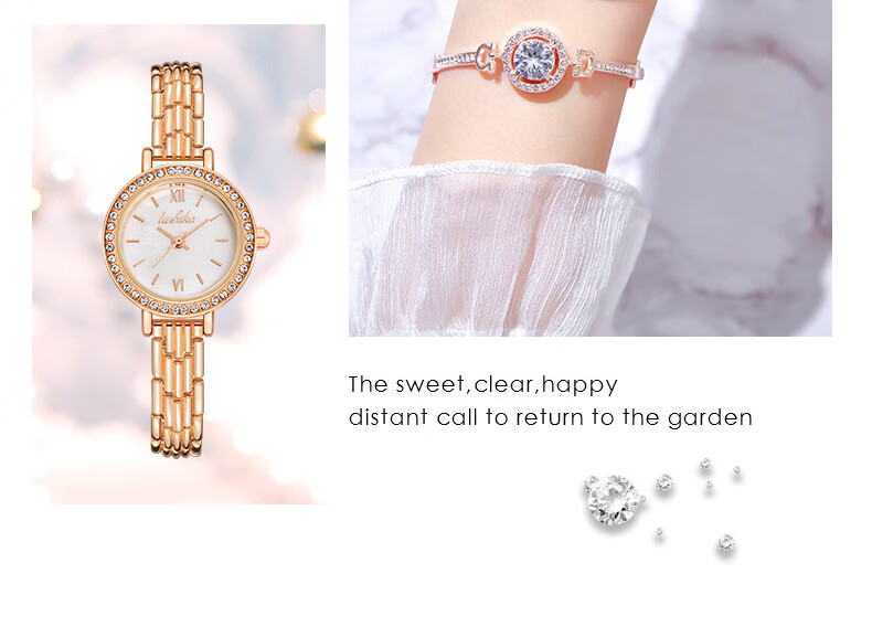 40,000 Kilometers Women's Watch Fashionable Compact Trendy Student Quartz Waterproof Ladies Watch New Year Gift Back to School 13